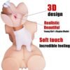 1 Fit Half Body Sex Doll For Breast with Pussy & Anal Solid Silicone Doll 2