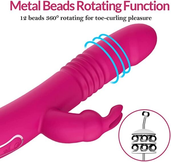 10 Vibrating Automatic Up Down Thursting Rabbit Vibrator 1