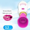 2 In ! Tongue Clitoris Oral Licking Nipple Sucking Vibrator 2