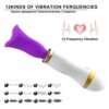 2 In ! Tongue Clitoris Oral Licking Nipple Sucking Vibrator 6