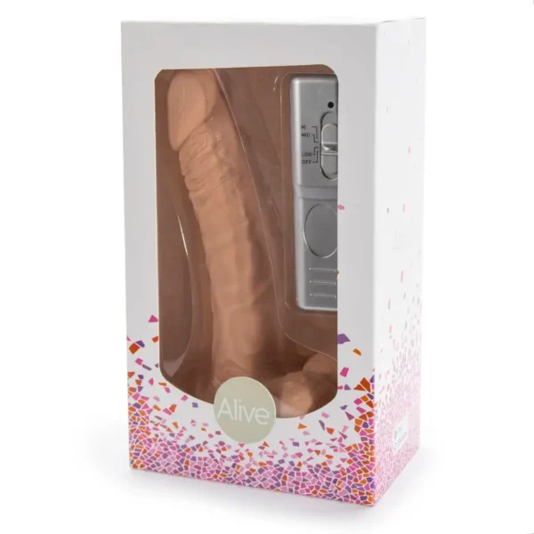 7 Inch Realistic Dildo Vibrator with Suction Cup (6)