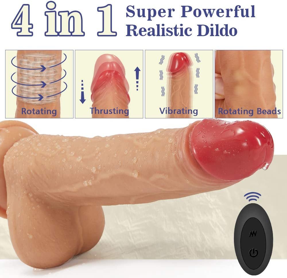 Automatic Up Down And Rotating Dildo Vibrator 3