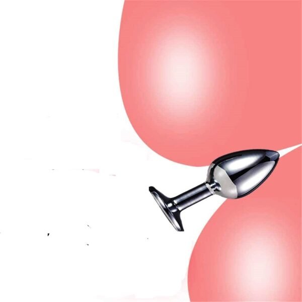 Diamond Metal Anal Butt Plug 2
