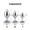Diamond Metal Anal Butt Plug 4