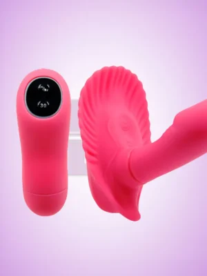 Fancy-Wireless-Remote-Control-Clamshell-Panty-Anal-Pussy-Vibrator