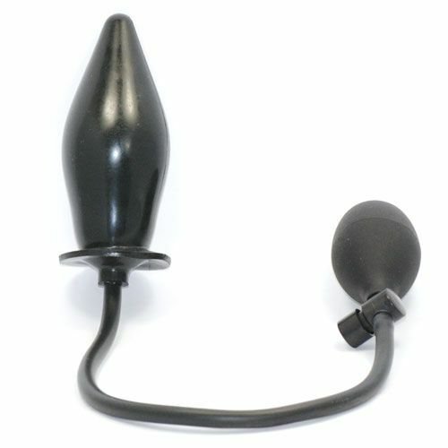 Pump N Play Black Inflatable Anal Butt Plug Dilator Expander Balloon 1