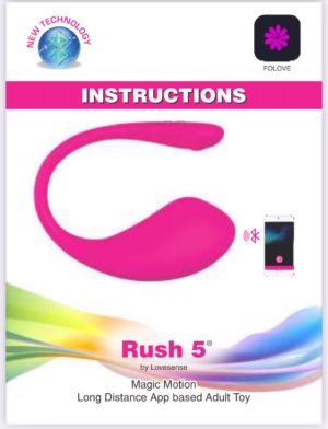 RUSH 5 WIRELESS SMART MOBILE APP COUPLE VIBRATOR by LOVESENSE