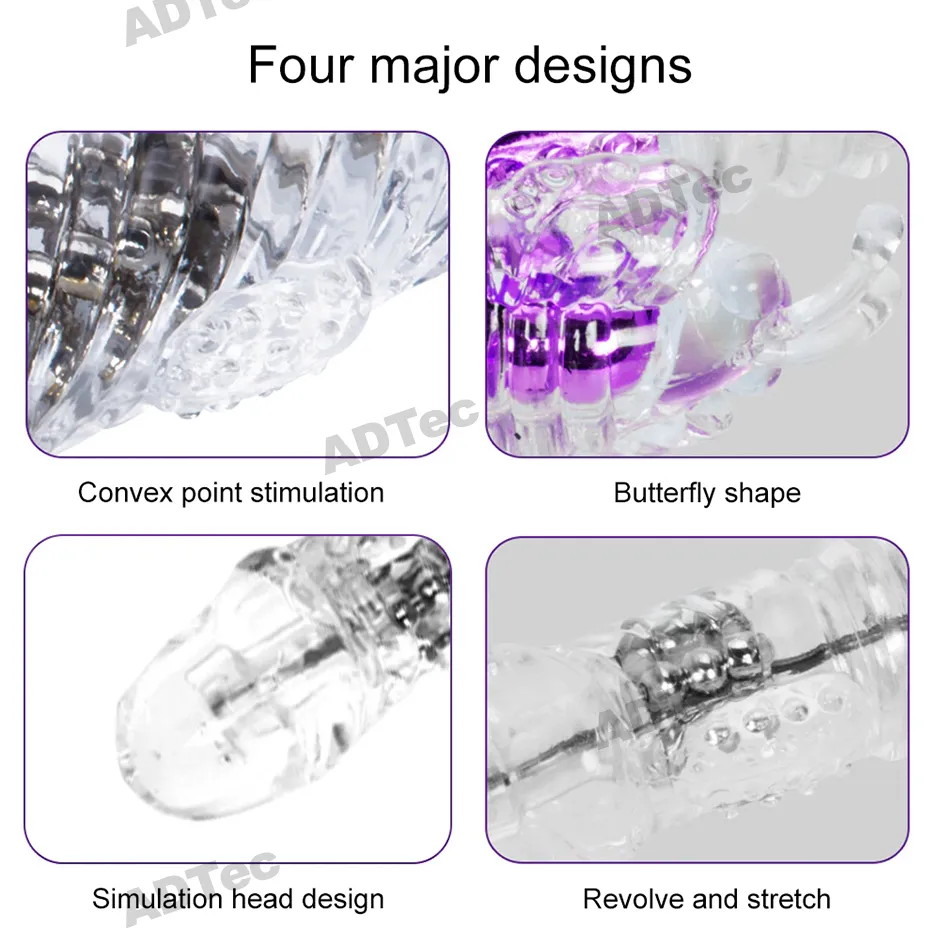 Rechargeable Jack Rabbit Thrusting Dildo Vibrator (3)