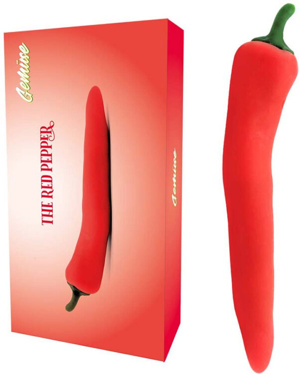 Red Chili / Mirch Silicone Vaginal Dildo Vibrator